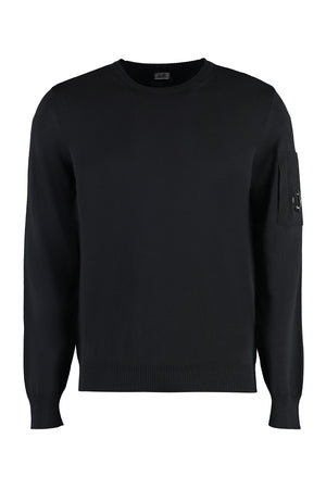 Cotton crew-neck sweater-0